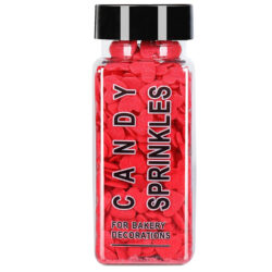 Red Heart Sprinkles, Edible Decorations for Cakes Cupcakes Cookies