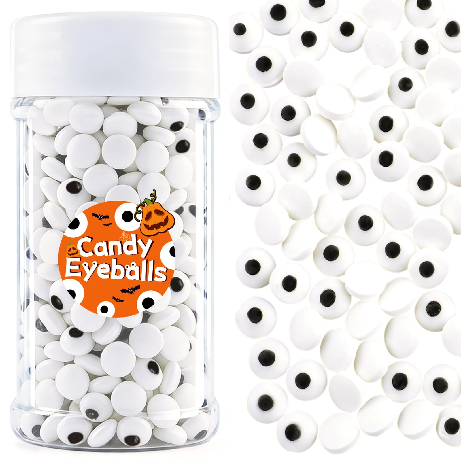 Candy Eyes for Cake Decorating – Fun Edible Eyeball Sprinkles for Halloween & Desserts