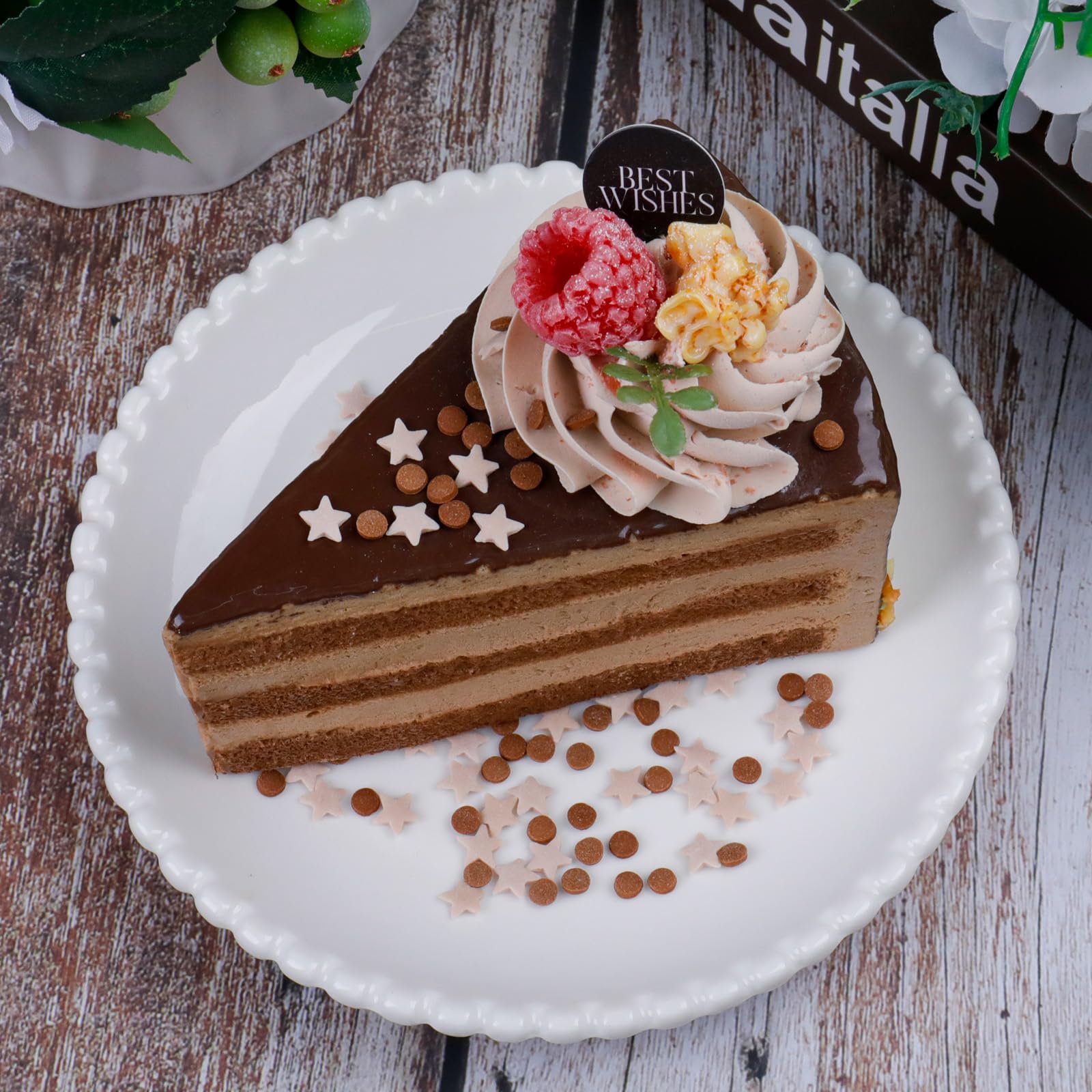 Chocolate Sprinkles for Cake Decorating – Nonpareil, Jimmies, Stars & Confetti Mix for Cakes, Cupcakes & Desserts - Image 3