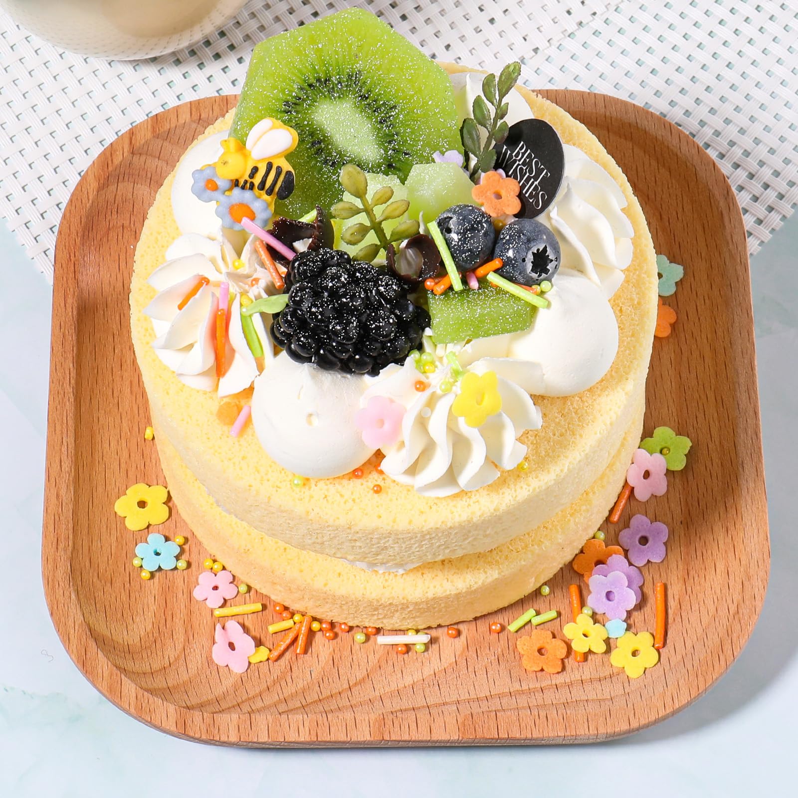 Floral Garden Sprinkles for Cake Decorating | Edible Flower & Bee Sprinkles for Cakes, Cupcakes, Cookies & Ice Cream - Image 9
