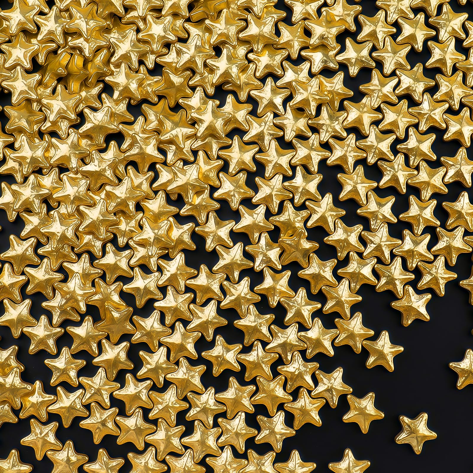 gold star sprinkles for cake decorating edible metallic stars baking dessert decoration