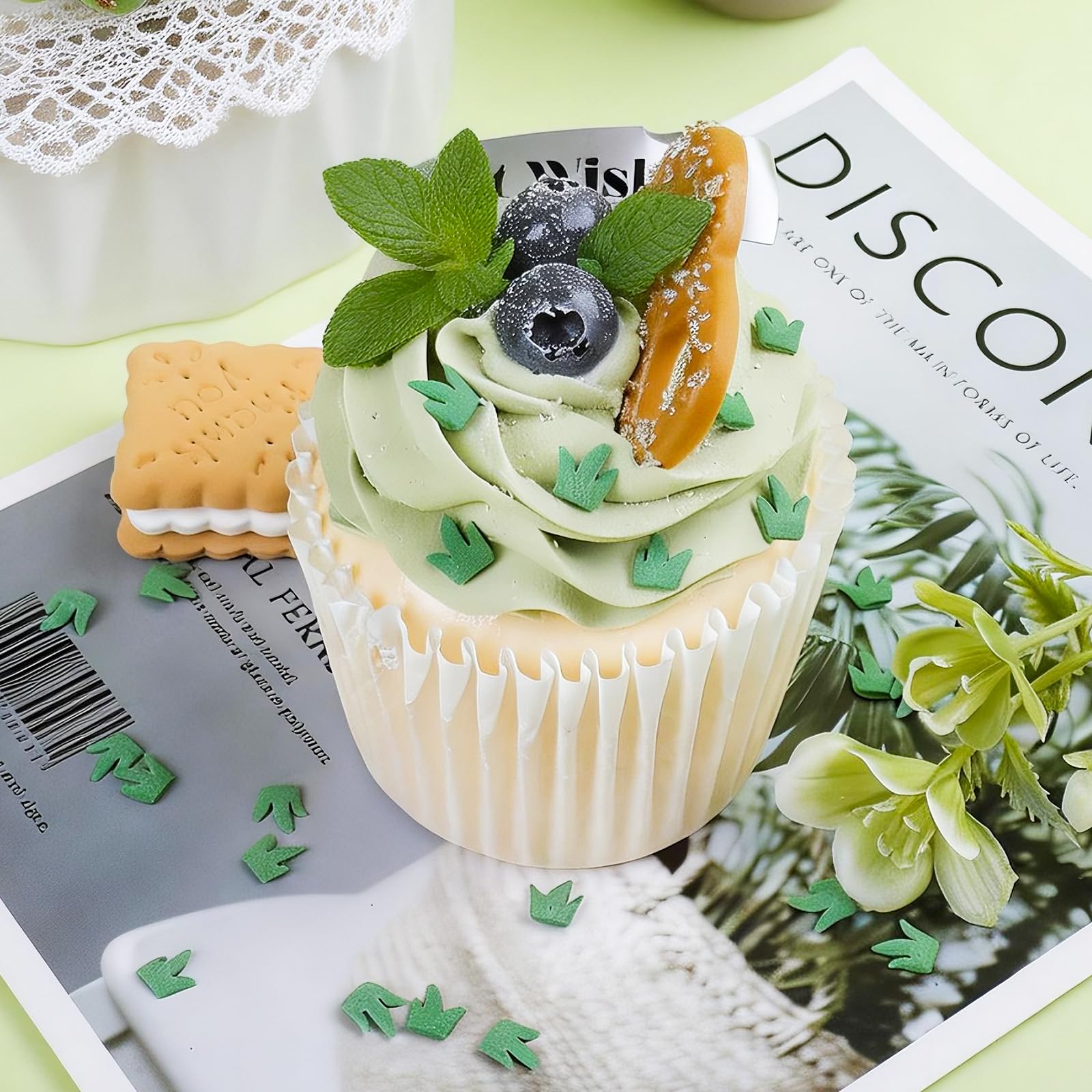 Sports Field Green Grass Sprinkles for Cake Decorating | Edible Sugar Strands for Football, Basketball & Game Day Desserts - Image 4