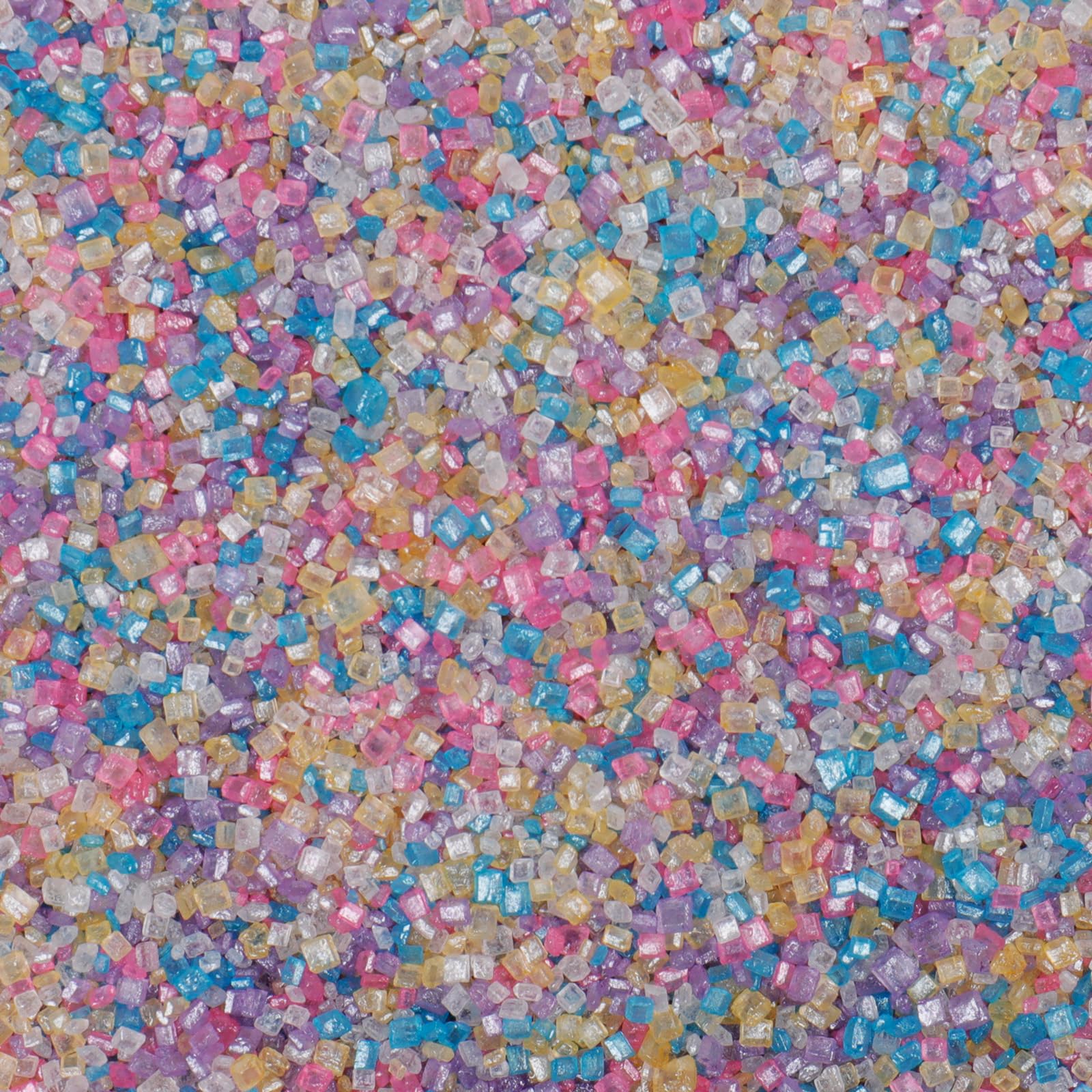 Pastel Rainbow Sanding Sugar – Pink, Blue, Yellow, Green for Cake Decorating | Perfect for Cakes, Cupcakes, Cookies & Ice Cream - Image 2