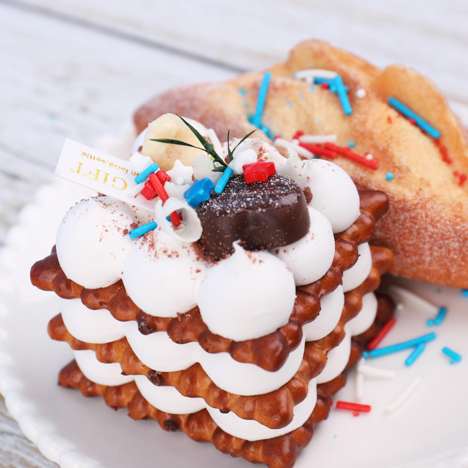 Patriotic Sprinkles Mix – Red, White & Blue Stars, Jimmies & Nonpareils for Cake Decorating - Image 2