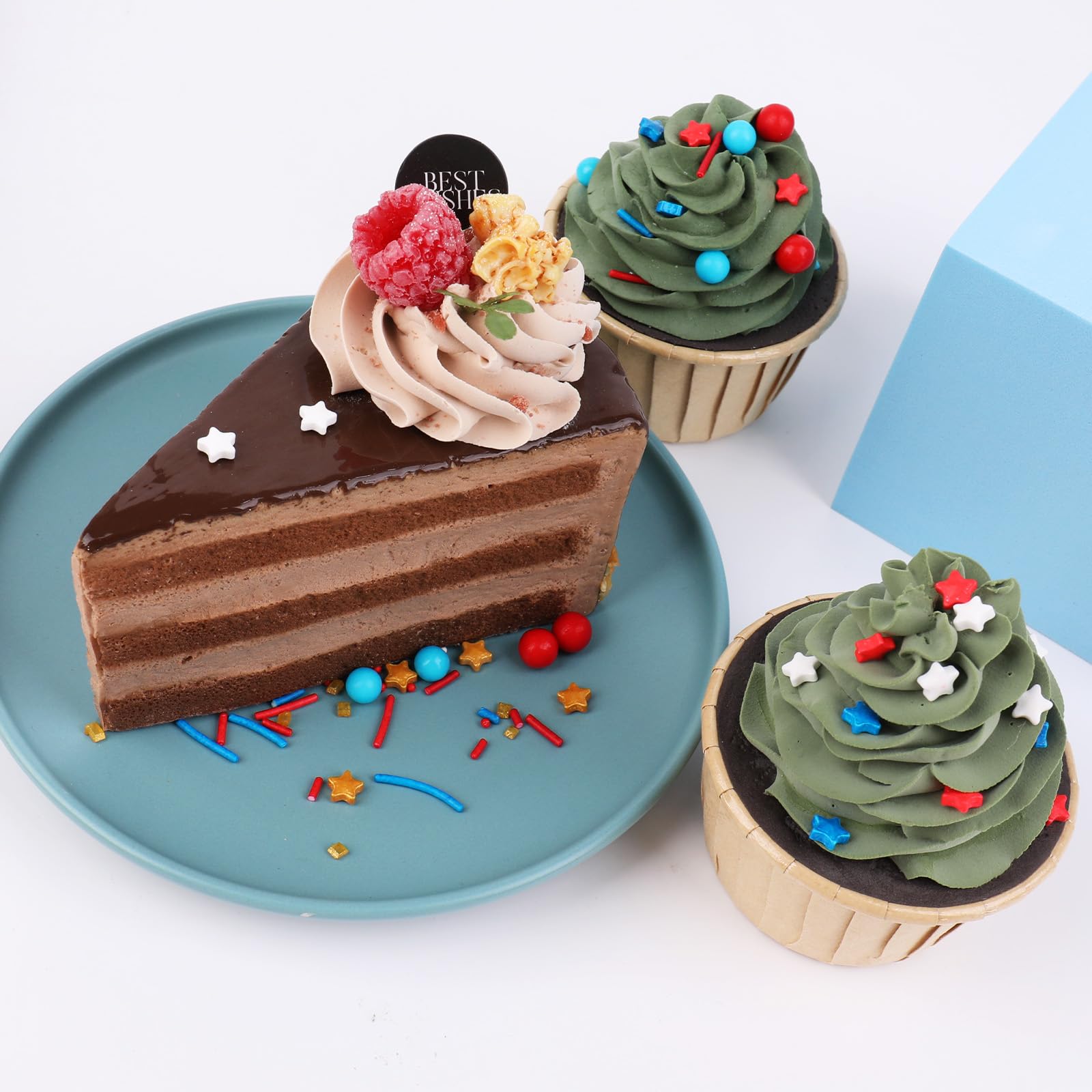 Patriotic Sprinkles Mix | Red, White & Blue Stars, Jimmies, Pearls & Sanding Sugar for Cake Decorating - Image 7