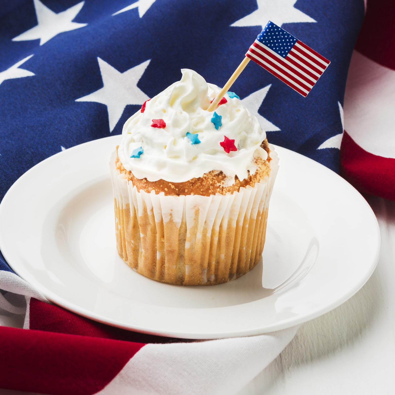 Patriotic Sprinkles Mix – Red, White & Blue Stars, Jimmies & Nonpareils for Cake Decorating - Image 7