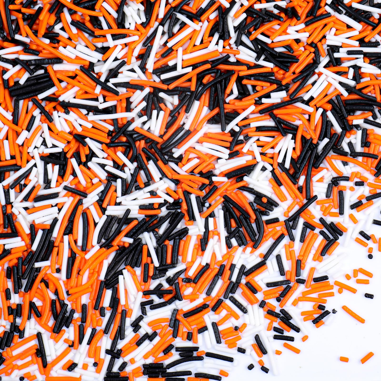 Halloween Jimmies Sprinkles – Black, Orange, Purple & White Sprinkles for Cake Decorating, Cupcakes, Cookies & Ice Cream - Image 2