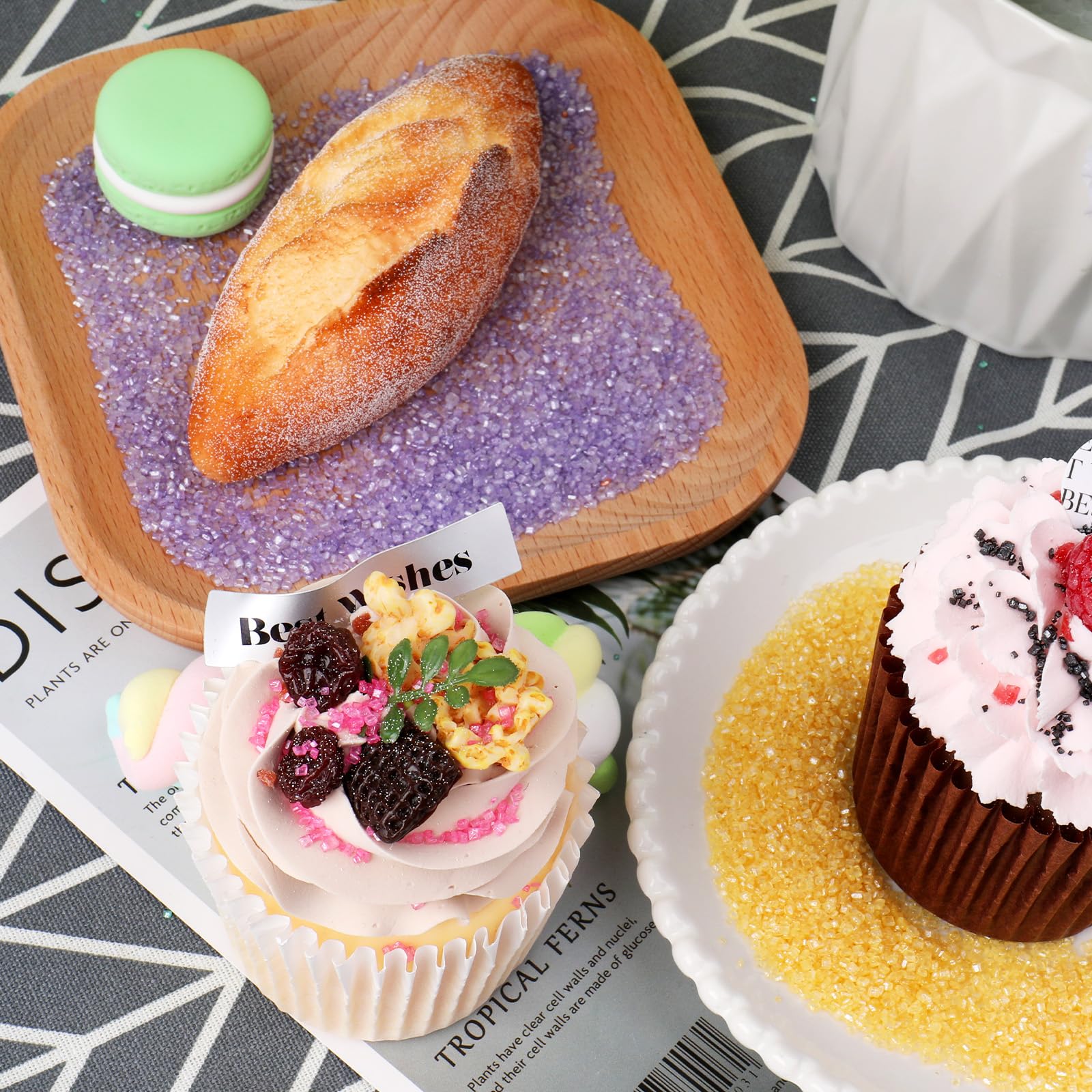 Multiple Vibrant Colors Sanding Sugar – Sparkling Sugar Crystals for Cake Decorating, Perfect for Cakes & Desserts - Image 4