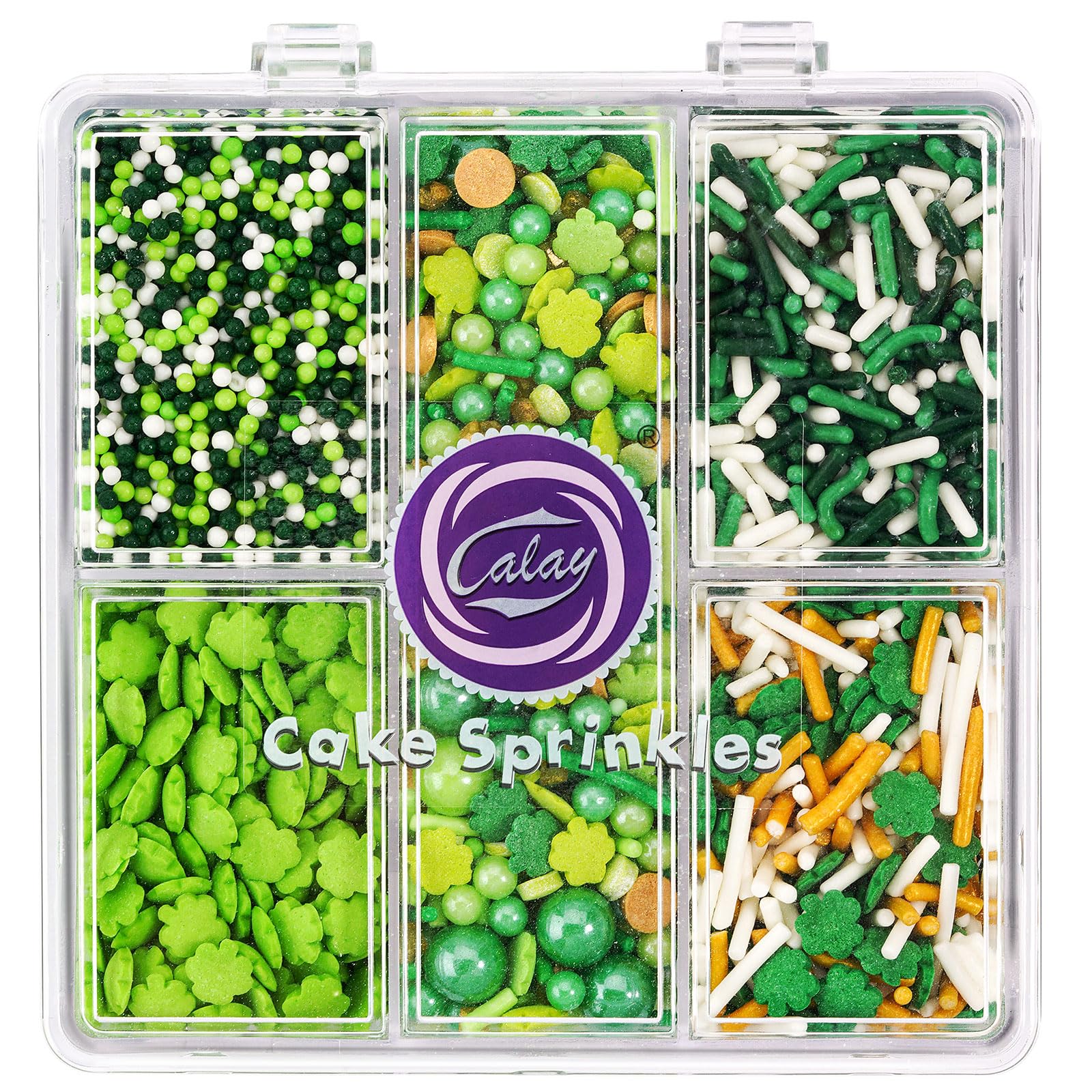 st patricks day green sprinkles shamrock clover mix cake decorating cupcakes cookies