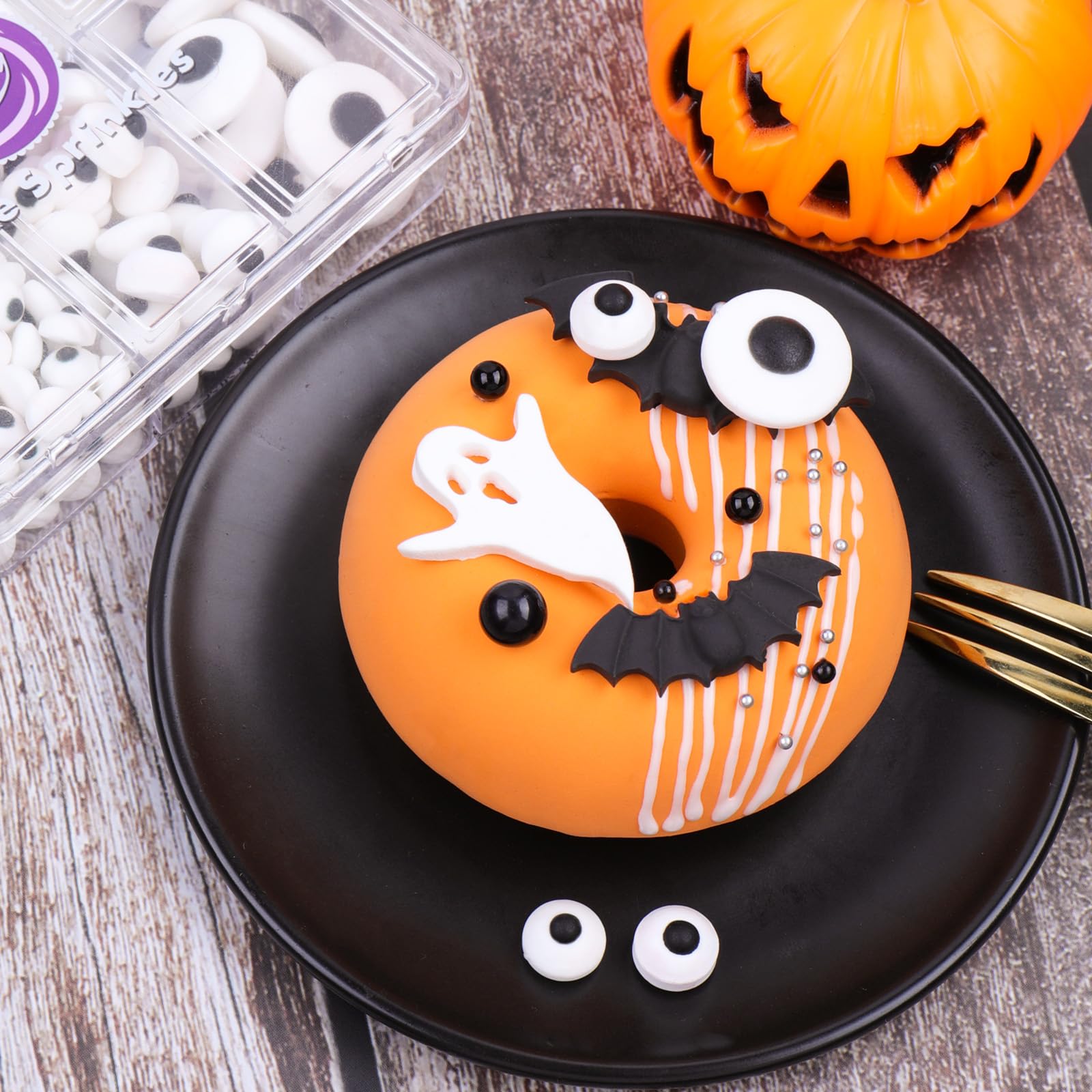 Candy Eyes for Cake Decorating | Edible Eyeball Sprinkles for Cakes, Cupcakes, Cookies & Halloween Desserts - Image 3