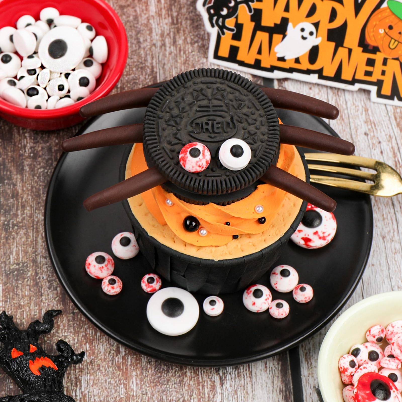 Candy Eyes for Cake Decorating | Edible Eyeball Sprinkles for Cakes, Cupcakes, Cookies & Halloween Desserts - Image 5