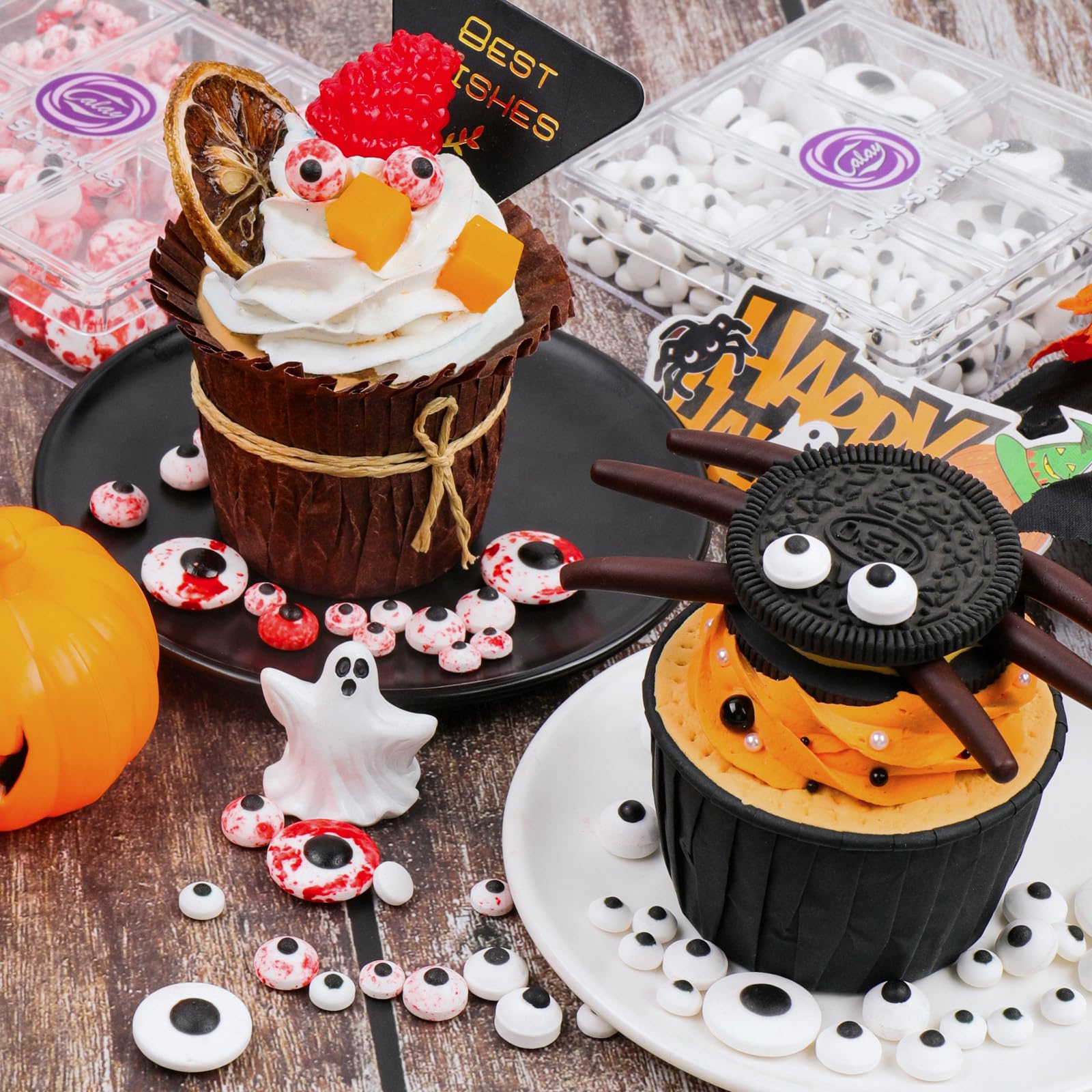 Candy Eyes for Cake Decorating | Edible Eyeball Sprinkles for Cakes, Cupcakes, Cookies & Halloween Desserts - Image 6