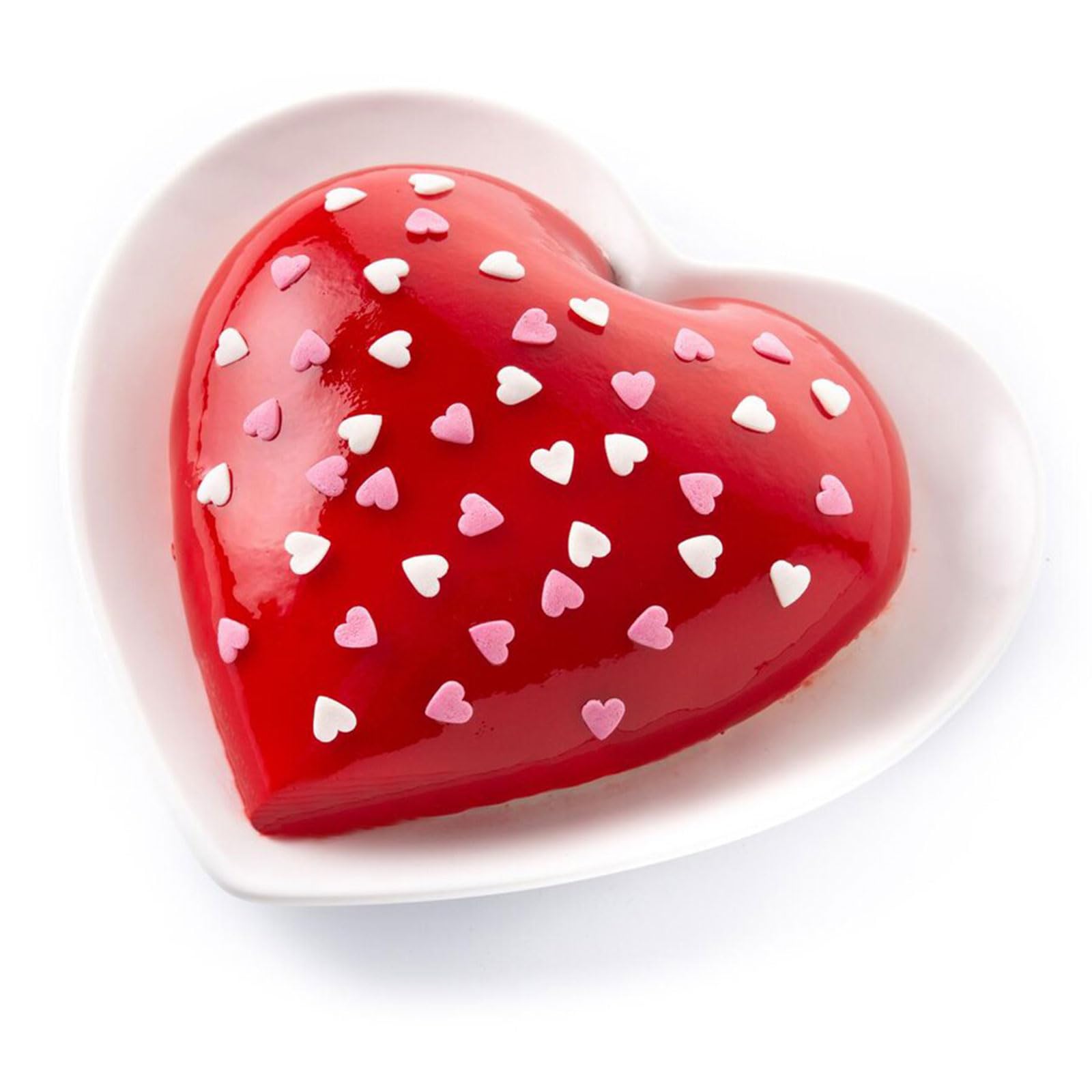 Valentine’s Sprinkles Mix for Cake Decorating, Cupcakes, Cookies & Ice Cream (Hearts, Jimmies, Pearls) - Image 6