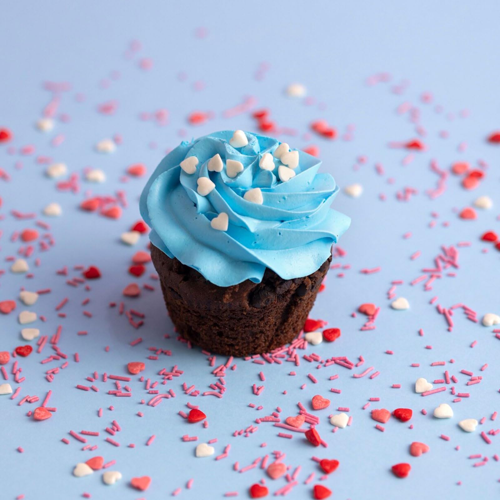 Valentine’s Sprinkles Mix for Cake Decorating, Cupcakes, Cookies & Ice Cream (Hearts, Jimmies, Pearls) - Image 8