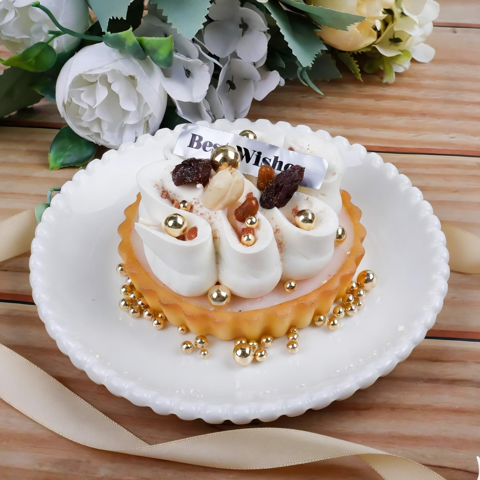 Edible Sugar Pearls – White, Gold, Silver Sprinkles for Cake Decorating | Perfect for Cakes, Cupcakes, Cookies & Ice Cream - Image 4