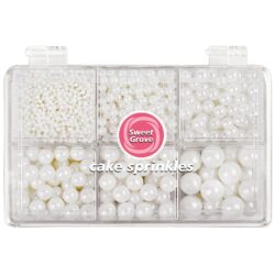 Pearl Sprinkles – Multi-Size Sugar Pearls for Cake Decorating | Perfect for Cakes, Cupcakes, Cookies & Ice Cream