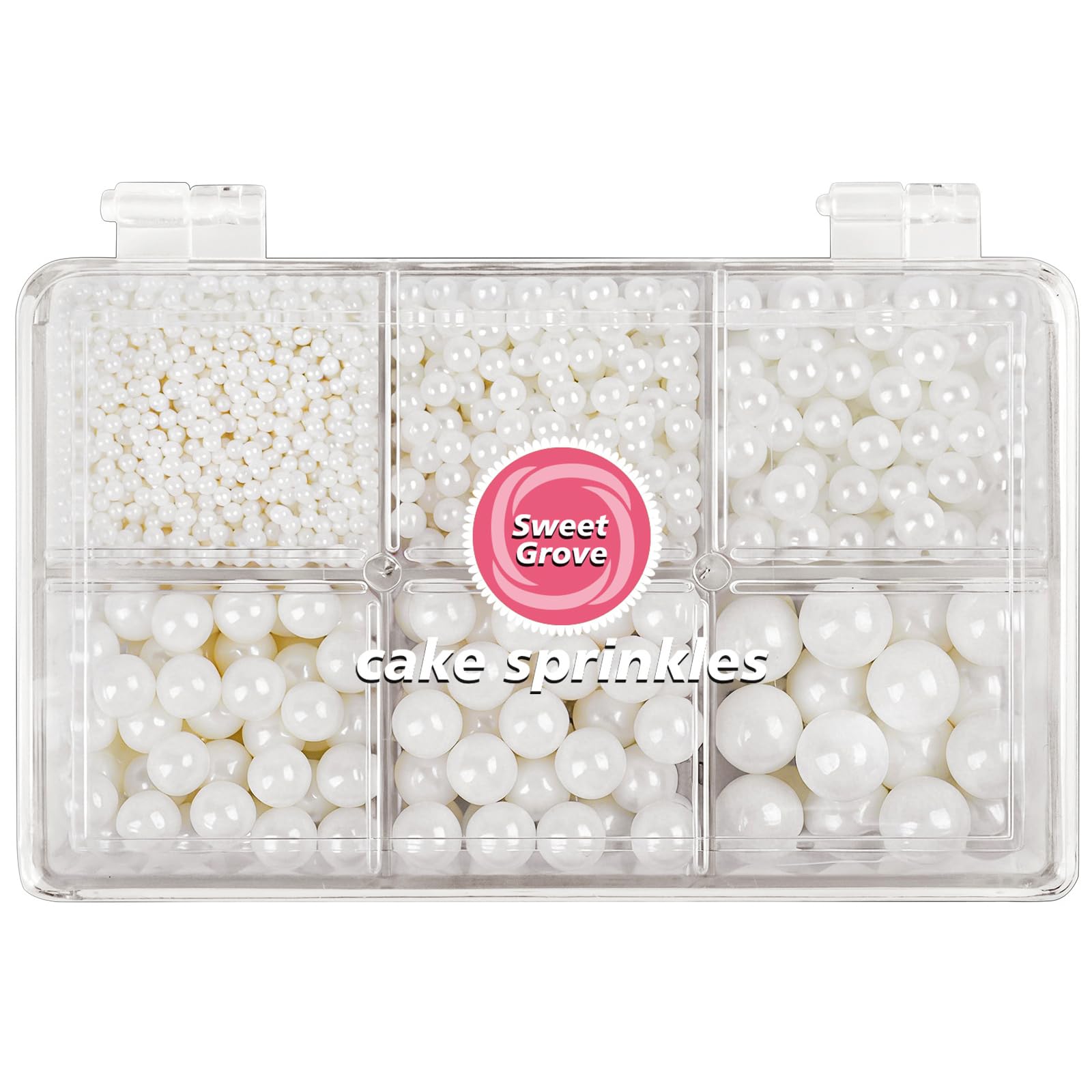 Pearl Sprinkles – Multi-Size Sugar Pearls for Cake Decorating | Perfect for Cakes, Cupcakes, Cookies & Ice Cream